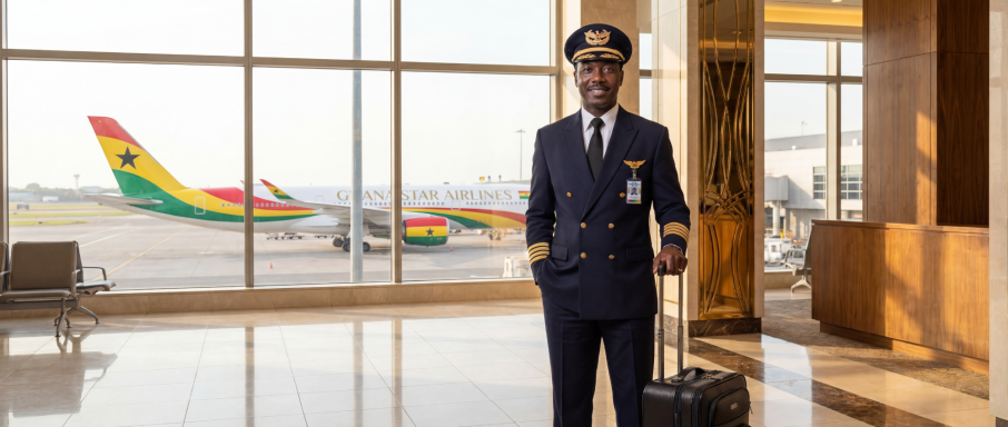 Ghana Star Airlines (GSA) Pilot Uniform